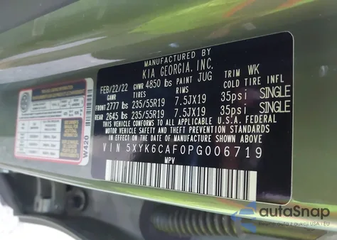 2023 Kia Sportage X-Line from USA, damaged, VIN 5XYK6CAF0PG006719